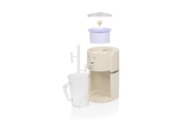 Tristar slush ice maskine Tristar slush ice maskine KD-7310. Billedet viser produktet fra siden uden indhold.