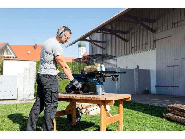 Scheppach brændekløver 2305784 til effektiv kløvning af brænde