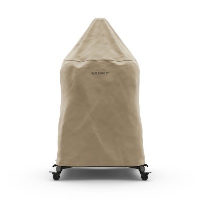 Gozney Dome Gen 2.0 betræk langt i beige. Billedet viser produktet forfra.