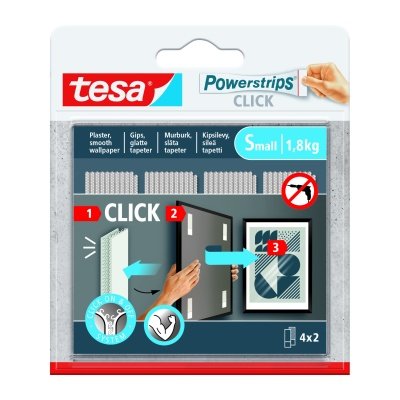 Tesa Powerstrips Click S
