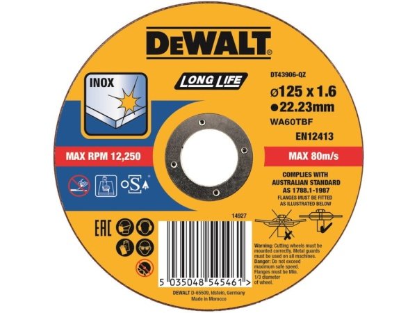 Dewalt skæreskive long life