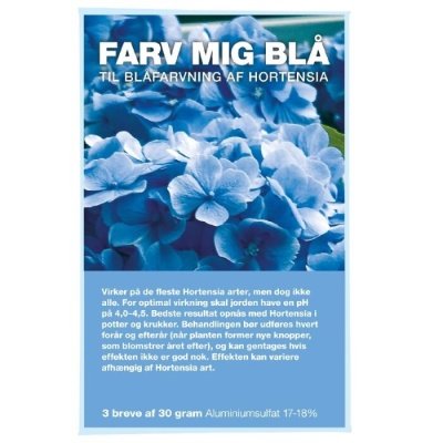 Bayer farv-mig-blå blomstergød