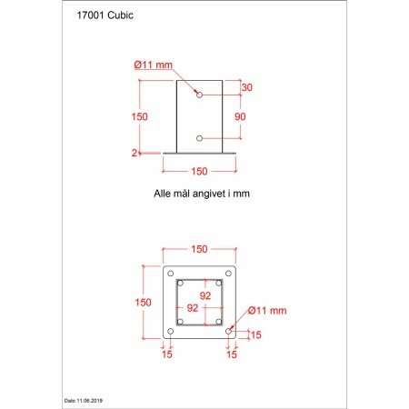 Plus Cubic stolpefod