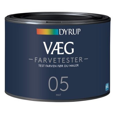 Dyrup farvetester væg