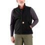 Carhartt Rain Defender softshellvest. Billedet viser produktet på model, hvor vesten er lukket.