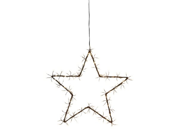 Dacore LED tråd stjerne sort