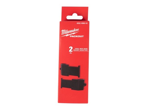 Milwaukee PACKOUT™ adapter til sidemontering. Billedet viser produkt med hvid baggrund.