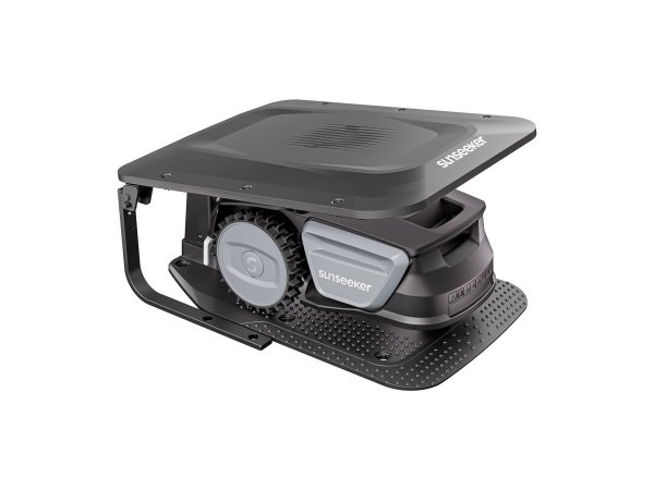 Sunseeker V1 robotplæneklipper. Produkt vises
