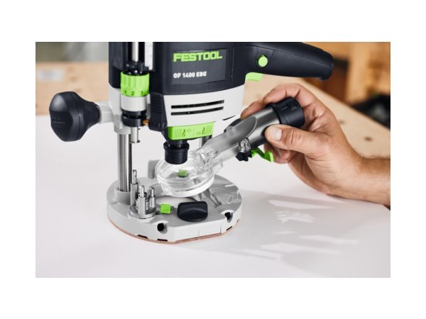 Festool udsugningskappe. Produkt vises oppefra