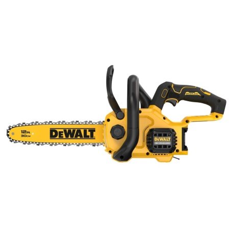 DEWALT DCMCS565N-XJ 18V XR kædesav SOLO. Billedet viser produktet fra siden.