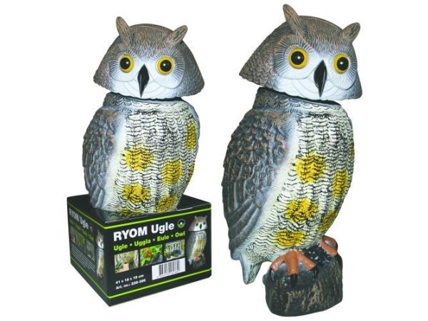 Ryom skadefugleskræmmer ugle