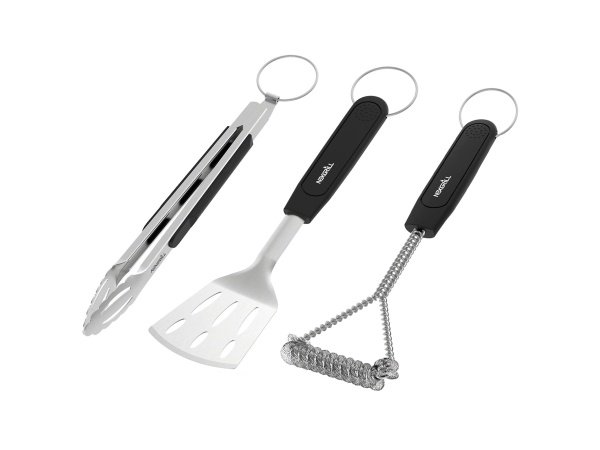 Nexgrill grillsæt 3 dele. 1 x Grillspatel 1 x Grilltang 1 x Grillbørste.