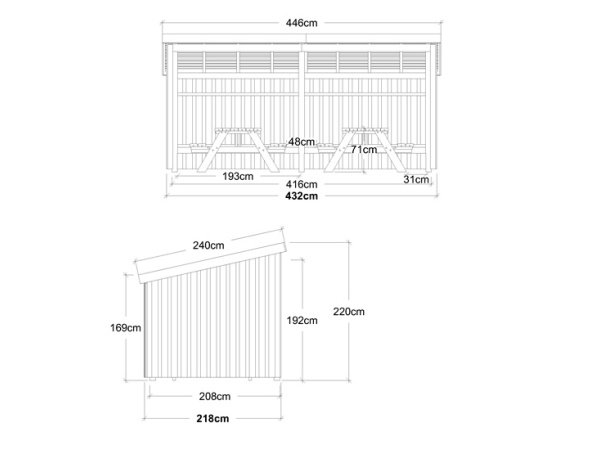 Plus Nordic Madpakkehus 9,5 m2