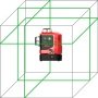 Leica Lino L6G 360° lasertwist 250, ual130 Li-ion. Billedet viser produktets funktion.