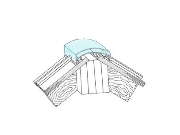 Plastmo TwinL. rygningsprofil