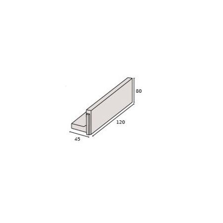 IBF Parkline Støttemur 80 80 x 120 x 45 cm IBF Parkline Støttemur 80 80 x 120 x 45 cm