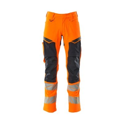 Orange/mørk marine