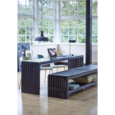 Plus rustik trallebænk design